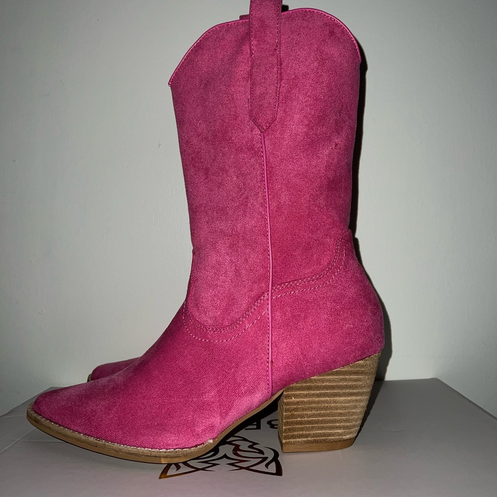 Hot Pink Cowgirl Boots